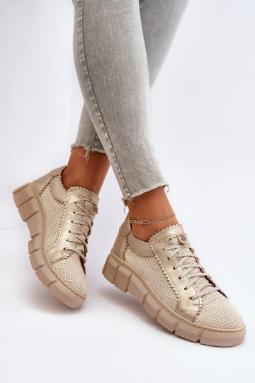 Scarpe da donna in pelle Tai turiciejka 05850-22 avorio 2