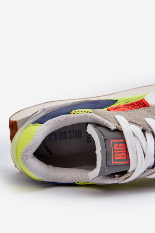 scarpe da ginnastica Scarpe modello sneakers Deveschio Memory Foam System Big Star NN174344 colore grigio