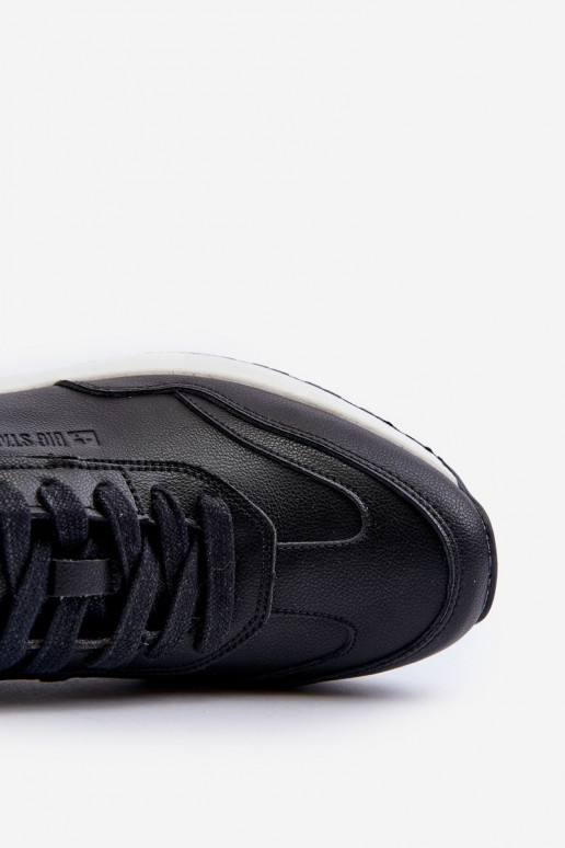 Scarpe modello sneakers Deveschio Pelle BIG STAR NN174287 colore nero