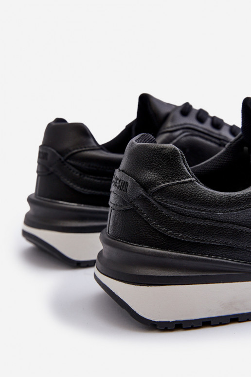 Scarpe modello sneakers Deveschio Pelle BIG STAR NN174287 colore nero