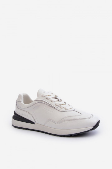Scarpe sportive in pelle da uomo BIG STAR NN174288 bianche