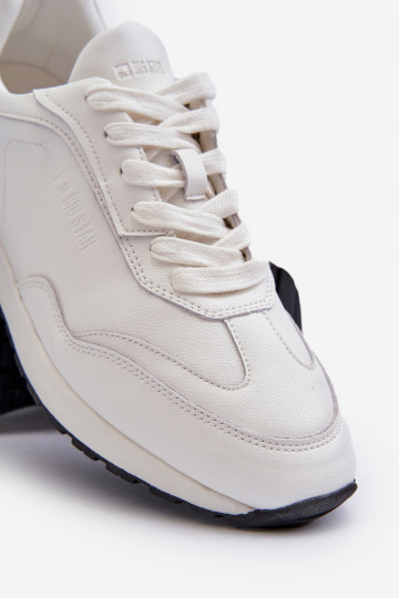 Scarpe sportive in pelle da uomo BIG STAR NN174288 bianche 2