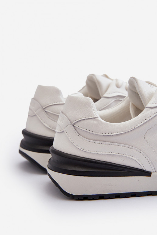 Scarpe modello sneakers Deveschio Pelle BIG STAR NN174288 Colore bianco