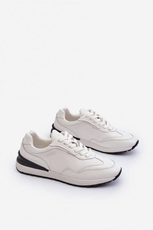 Scarpe modello sneakers Deveschio Pelle BIG STAR NN174288 Colore bianco