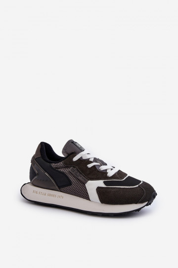 Scarpe sportive da uomo con sistema Memory Foam Big Star NN174347 nere