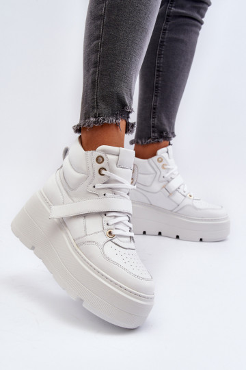 Zazoo 3450 Pelle Scarpe modello sneakers Femminile Colore bianco