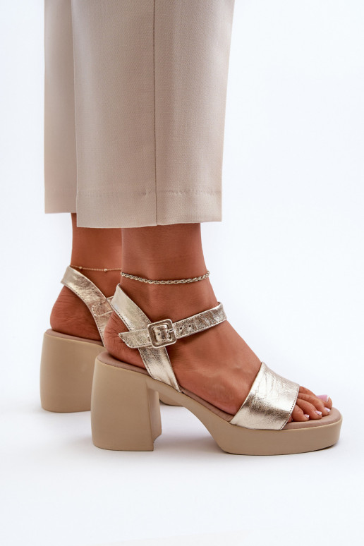 Zazoo 40386 Femminile Sandali da donna Klocke colore dorato Zazoo 40386 Femminile Sandali da donna Klocke colore dorato