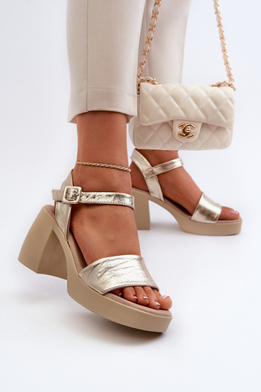 Zazoo 40386 Femminile Sandali da donna Klocke colore dorato Zazoo 40386 Femminile Sandali da donna Klocke colore dorato