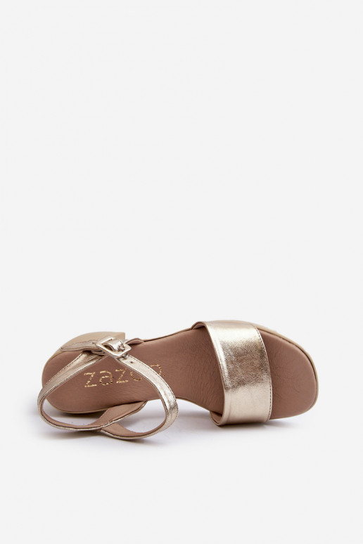 Zazoo 40386 Femminile Sandali da donna Klocke colore dorato Zazoo 40386 Femminile Sandali da donna Klocke colore dorato