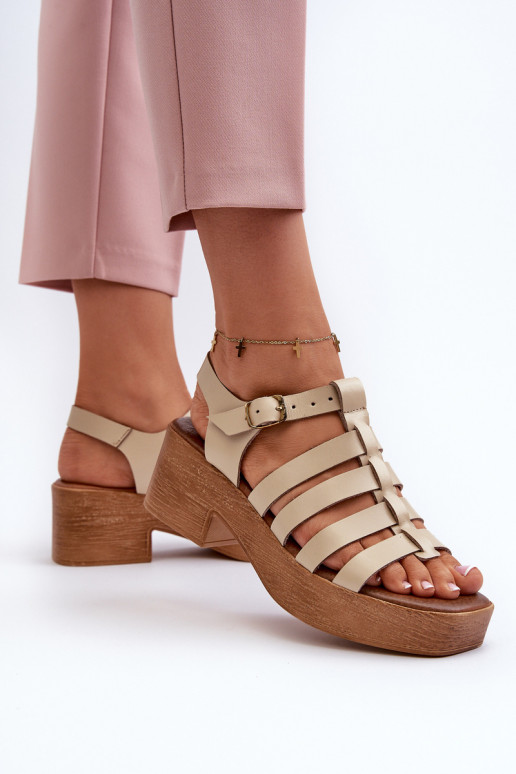 Zazoo 40410 Sandali da donna Femminile beige Zazoo 40410 Sandali da donna Femminile beige