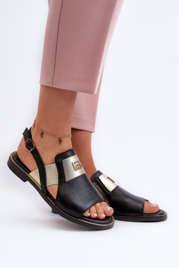 Zazoo 40385 Femminile Sandali da donna colore nero 2