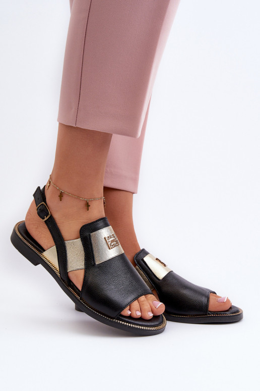 Zazoo 40385 Femminile Sandali da donna colore nero