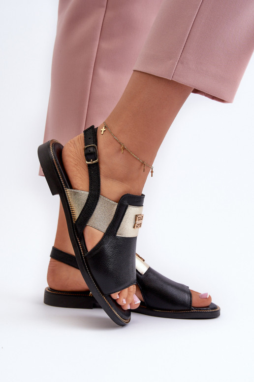 Zazoo 40385 Femminile Sandali da donna colore nero