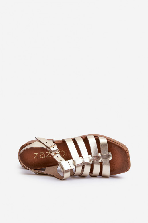 Zazoo 40410 Sandali da donna Femminile colore dorato Zazoo 40410 Sandali da donna Femminile colore dorato