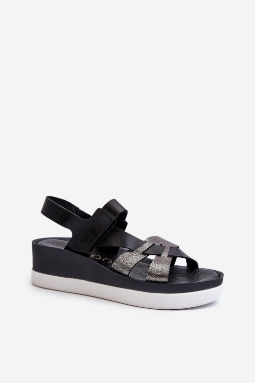 Zazoo 40397 Femminile Sandali da donna con una piattaforma colore nero Zazoo 40397 Femminile Sandali da donna con una piattaforma colore nero