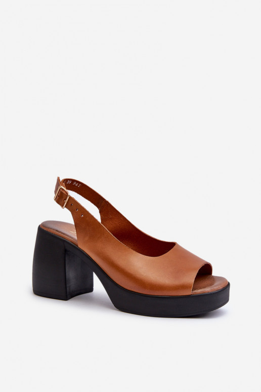 Zazoo 40376 Sandali da donna Su tacchi enormi colore marrone Zazoo 40376 Sandali da donna Su tacchi enormi colore marrone