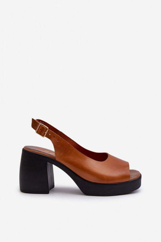 Zazoo 40376 Sandali da donna Su tacchi enormi colore marrone Zazoo 40376 Sandali da donna Su tacchi enormi colore marrone