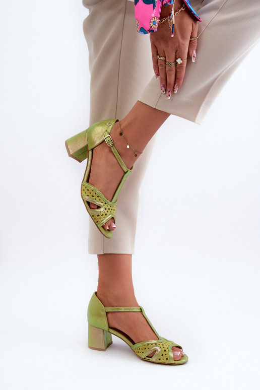 sandali Pelle Femminile con i tacchi Deveciejka 06551-09 Calcare sandali Pelle Femminile con i tacchi Deveciejka 06551-09 Calcare