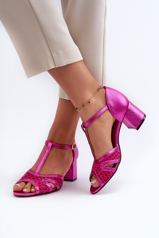 sandali Pelle Femminile con i tacchi Deveciejka 06551-15 colore rosa sandali Pelle Femminile con i tacchi Deveciejka 06551-15 colore rosa