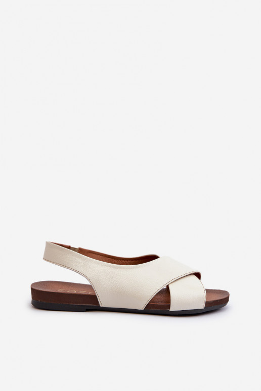 Zazoo 40407 sandali Pelle Femminile colore avorio Zazoo 40407 sandali Pelle Femminile colore avorio