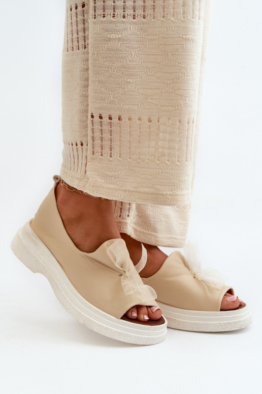 Zazoo 2939 Sandali da donna Femminile con nastri colore avorio Zazoo 2939 Sandali da donna Femminile con nastri colore avorio