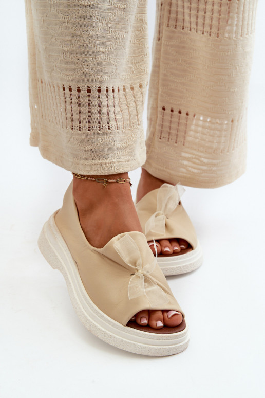 Zazoo 2939 Sandali da donna Femminile con nastri colore avorio Zazoo 2939 Sandali da donna Femminile con nastri colore avorio