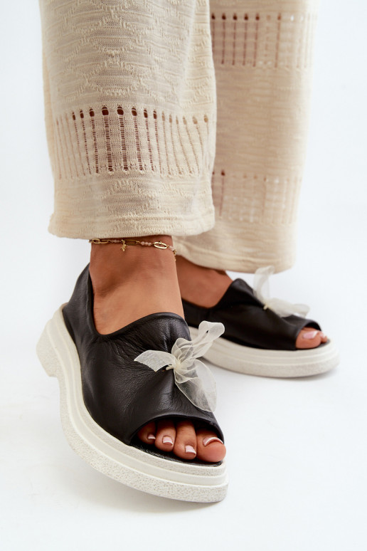 Zazoo 2939 Sandali da donna Femminile con nastri colore nero Zazoo 2939 Sandali da donna Femminile con nastri colore nero