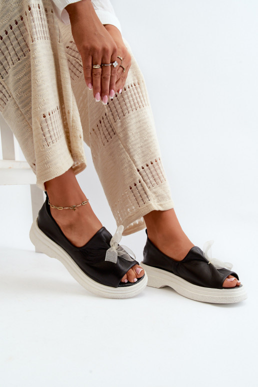 Zazoo 2939 Sandali da donna Femminile con nastri colore nero Zazoo 2939 Sandali da donna Femminile con nastri colore nero