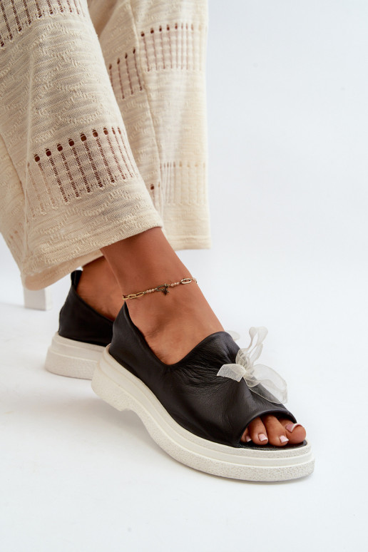 Zazoo 2939 Sandali da donna Femminile con nastri colore nero Zazoo 2939 Sandali da donna Femminile con nastri colore nero