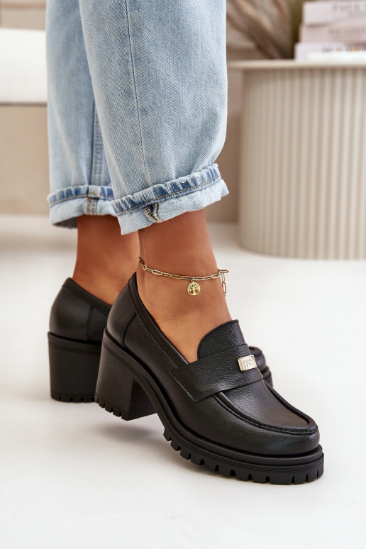 Zazoo 20168 Stile elegante scarpe Femminile con i tacchi pelle naturale colore nero Zazoo 20168 Stile elegante scarpe Femminile con i tacchi pelle naturale colore nero