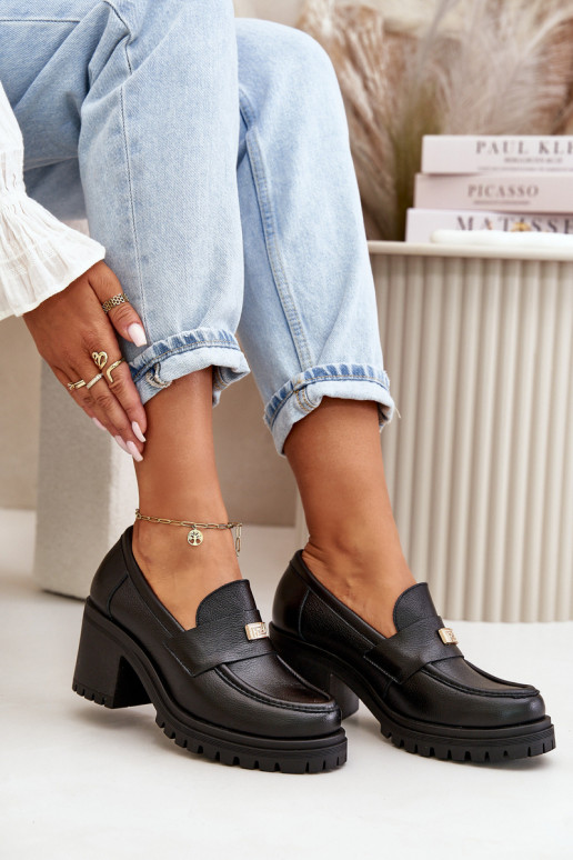 Zazoo 20168 Stile elegante scarpe Femminile con i tacchi pelle naturale colore nero Zazoo 20168 Stile elegante scarpe Femminile con i tacchi pelle naturale colore nero