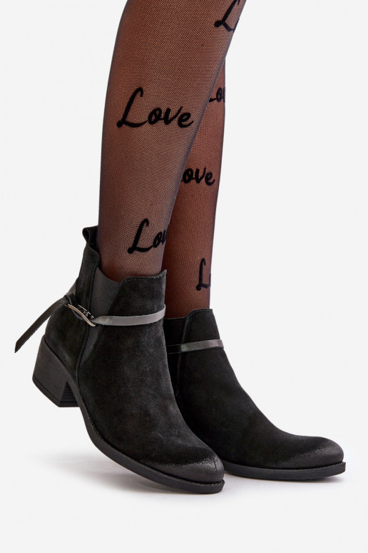 Zazoo 60478 Scarpe scamosciate con i tacchi riscaldamento Fissato Al Castello colore nero Zazoo 60478 Scarpe scamosciate con i tacchi riscaldamento Fissato Al Castello colore nero