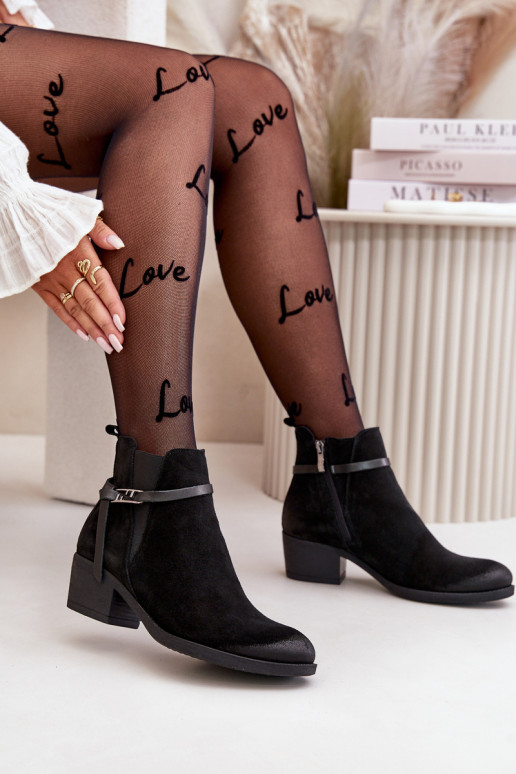 Zazoo 60478 Scarpe scamosciate con i tacchi riscaldamento Fissato Al Castello colore nero Zazoo 60478 Scarpe scamosciate con i tacchi riscaldamento Fissato Al Castello colore nero