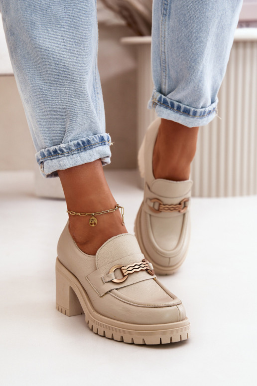 Zazoo 20175 scarpe Femminile con i tacchi pelle naturale colore avorio Zazoo 20175 scarpe Femminile con i tacchi pelle naturale colore avorio