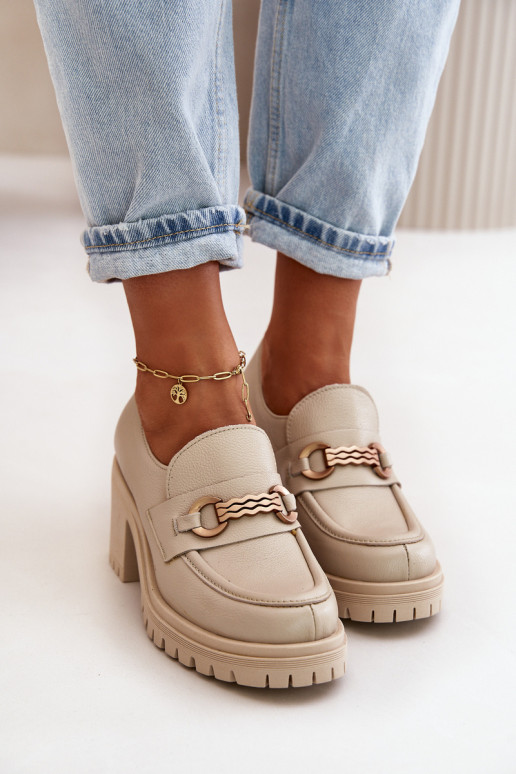 Zazoo 20175 scarpe Femminile con i tacchi pelle naturale colore avorio Zazoo 20175 scarpe Femminile con i tacchi pelle naturale colore avorio