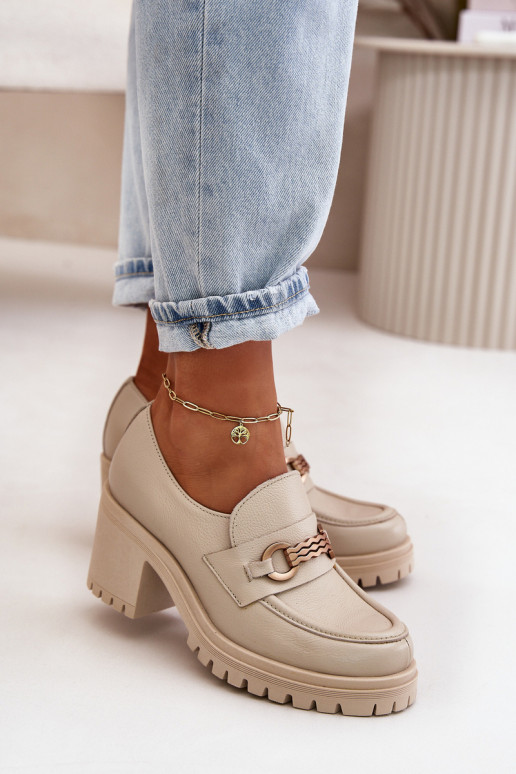 Zazoo 20175 scarpe Femminile con i tacchi pelle naturale colore avorio Zazoo 20175 scarpe Femminile con i tacchi pelle naturale colore avorio