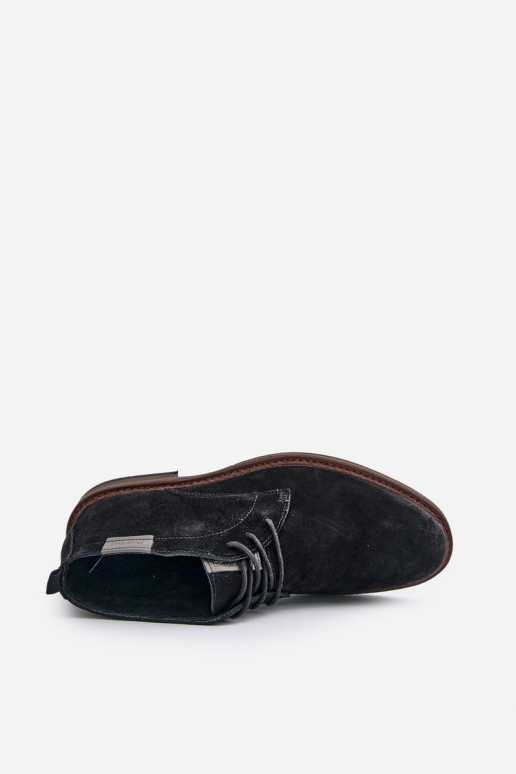 Scarpe scamosciate Deveschio con lacci Big Star OO174146 colore nero