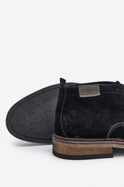 Scarpe scamosciate Deveschio con lacci Big Star OO174146 colore nero