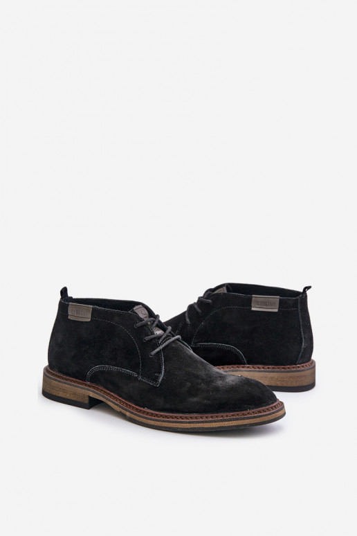 Scarpe scamosciate Deveschio con lacci Big Star OO174146 colore nero