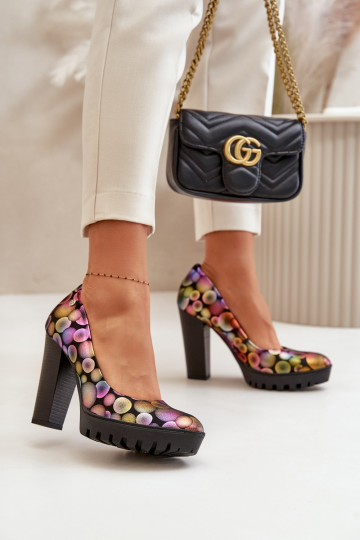 Pelle Scarpe con i tacchi Deveciejka 02629-39 Colori differenti