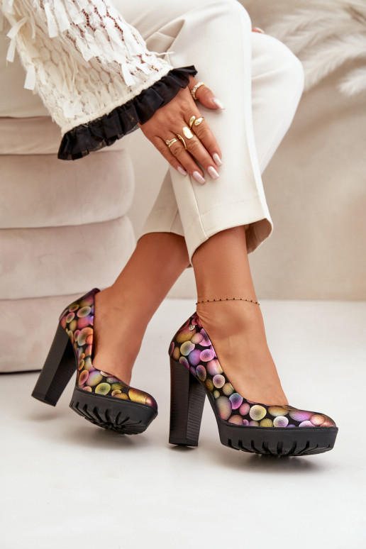 Pelle Scarpe con i tacchi Deveciejka 02629-39 Colori differenti Pelle Scarpe con i tacchi Deveciejka 02629-39 Colori differenti