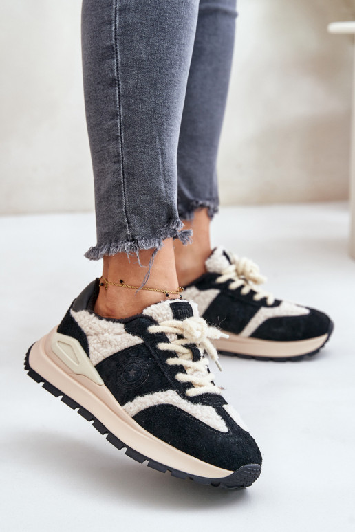 riscaldamento Scarpe modello sneakers Femminile Pelle Big Star OO274A318 HI-POLY SYSTEM colore nero riscaldamento Scarpe modello sneakers Femminile Pelle Big Star OO274A318 HI-POLY SYSTEM colore nero