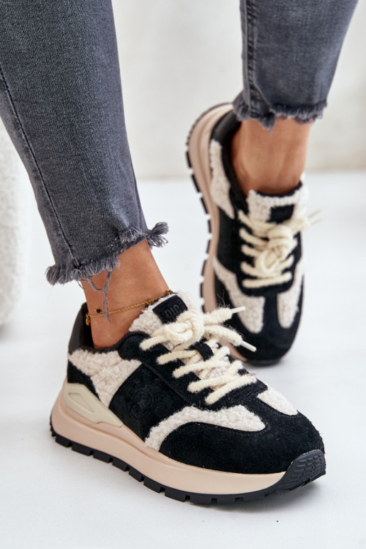 riscaldamento Scarpe modello sneakers Femminile Pelle Big Star OO274A318 HI-POLY SYSTEM colore nero riscaldamento Scarpe modello sneakers Femminile Pelle Big Star OO274A318 HI-POLY SYSTEM colore nero