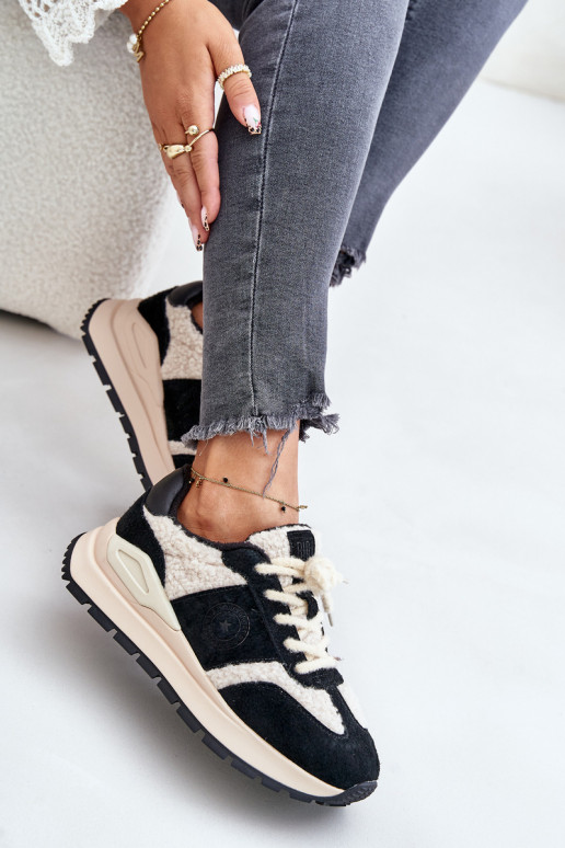 riscaldamento Scarpe modello sneakers Femminile Pelle Big Star OO274A318 HI-POLY SYSTEM colore nero riscaldamento Scarpe modello sneakers Femminile Pelle Big Star OO274A318 HI-POLY SYSTEM colore nero