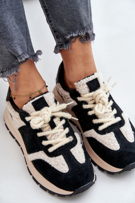 riscaldamento Scarpe modello sneakers Femminile Pelle Big Star OO274A318 HI-POLY SYSTEM colore nero riscaldamento Scarpe modello sneakers Femminile Pelle Big Star OO274A318 HI-POLY SYSTEM colore nero