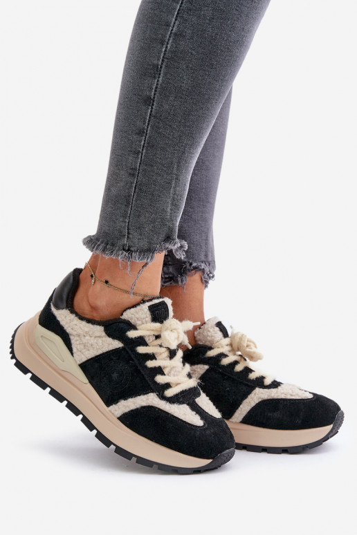 riscaldamento Scarpe modello sneakers Femminile Pelle Big Star OO274A318 HI-POLY SYSTEM colore nero riscaldamento Scarpe modello sneakers Femminile Pelle Big Star OO274A318 HI-POLY SYSTEM colore nero