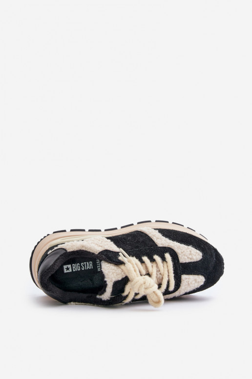 riscaldamento Scarpe modello sneakers Femminile Pelle Big Star OO274A318 HI-POLY SYSTEM colore nero riscaldamento Scarpe modello sneakers Femminile Pelle Big Star OO274A318 HI-POLY SYSTEM colore nero