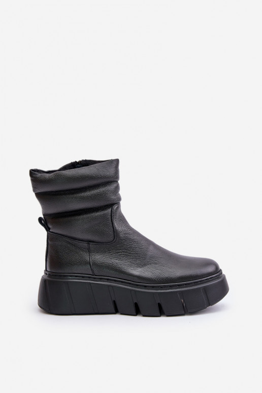 Zazoo 60512 Stivali da donna in pelle naturale Al Castello caldo con feltro colore nero Zazoo 60512 Stivali da donna in pelle naturale Al Castello caldo con feltro colore nero