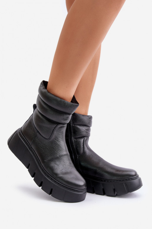 Zazoo 60512 Stivali da donna in pelle naturale Al Castello caldo con feltro colore nero Zazoo 60512 Stivali da donna in pelle naturale Al Castello caldo con feltro colore nero