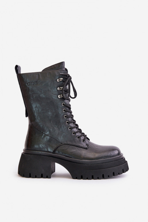 Pelle Stivaletti da lavoro Femminile riscaldamento GOE OO2N4121 colore nero